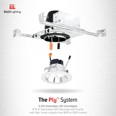 Elco 4 0-10V New Construction Dedicated LED Housing - Sonic Electric
