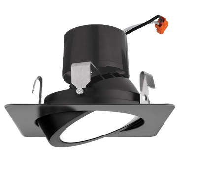 Elco 4" 11W 120V LED Square Adjustable Gimbal Insert with 5-CCT Switch - Sonic Electric