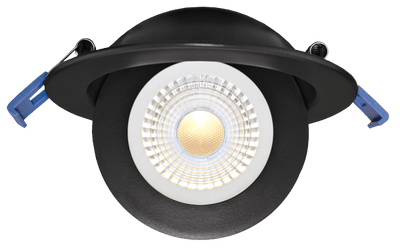 Elco 4 Floating Adjustable Eyeball Downlight with 5-CCT Switch - White or Bronze - Sonic Electric