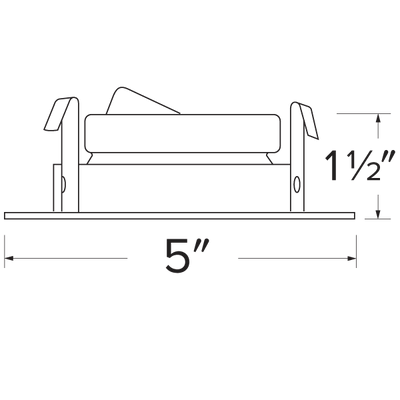 Elco 4 Square Adjustable Pinhole Trim for Koto System - Sonic Electric