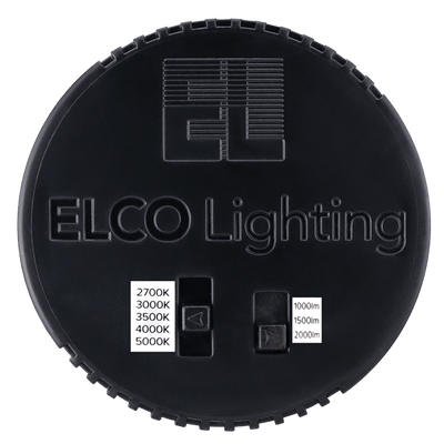 Elco 6" 14W-24W 120V Round Re‚¬šector Insert with 5-CCT Switch & 3-Lumen Switch - Sonic Electric