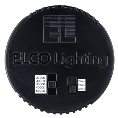 Elco 6" 14W-24W 120V Round Re‚¬šector Insert with 5-CCT Switch & 3-Lumen Switch - Sonic Electric