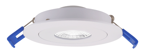 Elco 6W 120V 3" Round Adjustable Eyeball Downlight with 5-CCT Switch - 450 Lumens - Sonic Electric