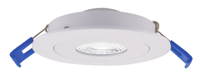 Elco 6W 120V 3" Round Adjustable Eyeball Downlight with 5-CCT Switch - 450 Lumens - Sonic Electric
