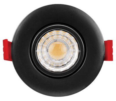 Elco 8W 120V 3" Ultra Slim LED Gimbal Light with 5-CCT Switch - 600 Lumens - Sonic Electric