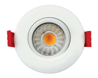 Elco 8W 120V 3" Ultra Slim LED Gimbal Light with 5-CCT Switch - 600 Lumens - Sonic Electric