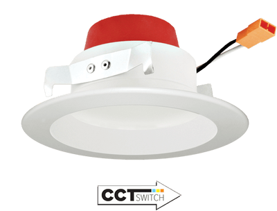 Elco 9W 120V 4" 5-CCT Switch LED Reflector Inserts - 600 Lumens