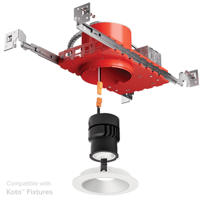 Elco EJB4ICA 4" New Construction IC Airtight Housing for 2-Hr Fire Rated Ceilings - Sonic Electric