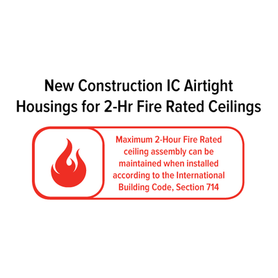 Elco EJB4ICA 4" New Construction IC Airtight Housing for 2-Hr Fire Rated Ceilings - Sonic Electric