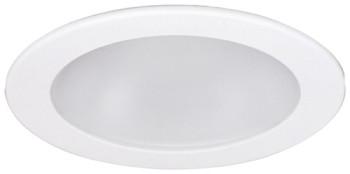 Elco EL1412 Low Voltage Adjustable Shower Trim with Lexan Ring - White