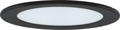 Elco EL1412 Low Voltage Adjustable Shower Trim with Lexan Ring - White - Sonic Electric