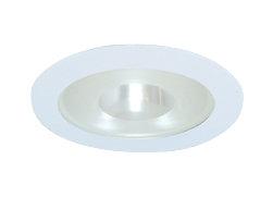 Elco EL1415 4 Low Voltage Adjustable Shower Trim with Frosted Pinhole Lens - White - Sonic Electric