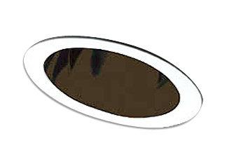 Elco EL616 6 120V and CFL Sloped Reflector Trim - Black Reflector, White Ring - Sonic Electric