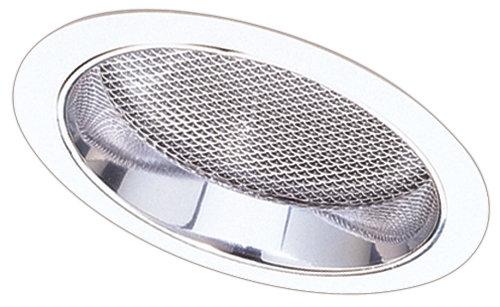 Elco EL642 6 CFL Sloped Reflector with Regressed Albalite Lens Trim - Clear Reflector, White Ring - Sonic Electric