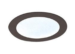Elco EL912 4 Shower Trim with Frosted Lens - Black Ring - Sonic Electric