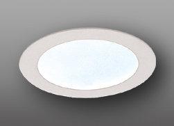 Elco EL912 4 Shower Trim with Frosted Lens - White Ring - Sonic Electric