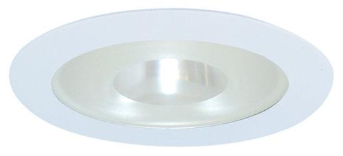 Elco EL915 4 Shower Trim with Frosted Pinhole Glass - White Ring - Sonic Electric