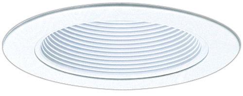 Elco EL993 4 Phenolic Baffle with Metal Ring - White - Sonic Electric
