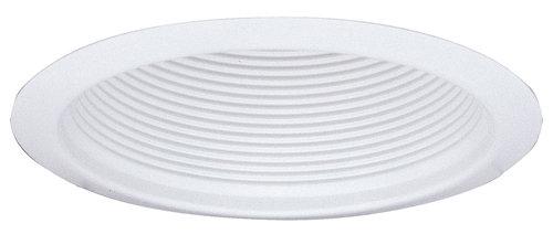 Elco ELM300 6 One Piece Airtight Metal Baffle Cone with Torsion Springs - White - Sonic Electric