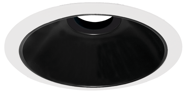 Elco Flexa™ 6″ Round Reflector for Koto™ Module ELK610BW - Black Reflector with White Ring - Sonic Electric
