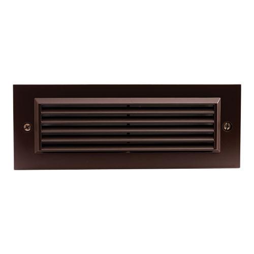 ELCO Lighting ELST81BZ LED Brick Light with Angled Louver 5.4W 3000K 340 lm 120V Bronze Finish - Sonic Electric
