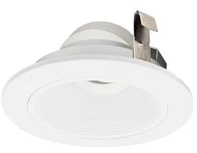 Elco Pex 3 Round Adjustable Baffle Trim for Koto System - White, ELK3693W