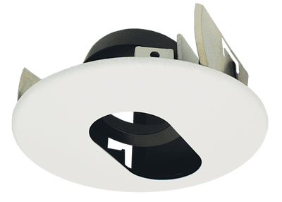 Elco Pex 3 Round Adjustable Slot Aperture Trim for Koto System - ELK3620W, White