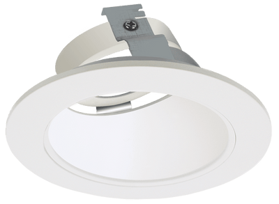 Elco Pex 4 Round Adjustable Wall Wash Trim for Koto System - White, ELK4122W