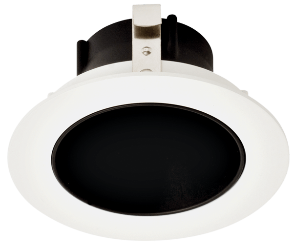 Elco Pex™ 4″ Round Deep Reflector Trim for Koto™ System ELK4118B - Black Reflector, White Ring - Sonic Electric