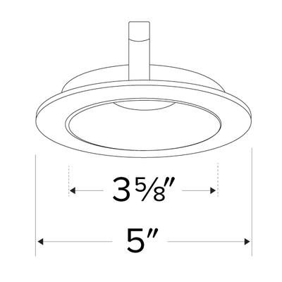 Elco Pex 4 Round Shallow Reflector for Koto System - Sonic Electric