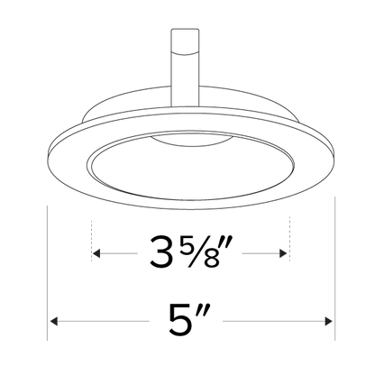 Elco Pex 4 Round Shallow Reflector for Koto System - Sonic Electric