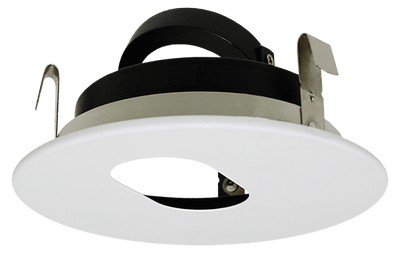 Elco Pex 4 Slot Aperture Trim for Koto System - Black Slot/White Ring, ELK4130W