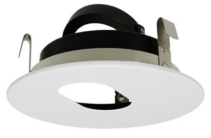 Elco Pex 4 Slot Aperture Trim for Koto System - Black Slot/White Ring, ELK4130W - Sonic Electric