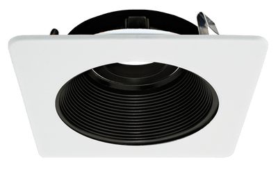 Elco Pex 4 Square Adjustable Phenolic Baffle Trim for Koto System - Sonic Electric