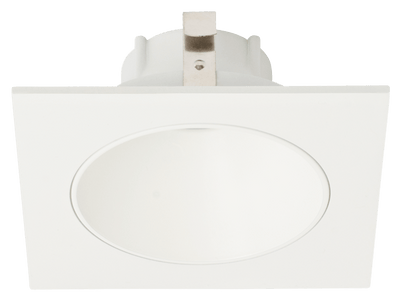 Elco Pex 4 Square Deep Reflector Trim for Koto System - White, ELK4122W