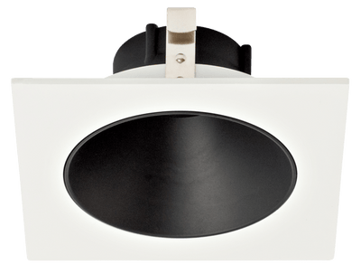 Elco Pex 4 Square Deep Reflector Trim for Koto System - White, ELK4122W - Sonic Electric