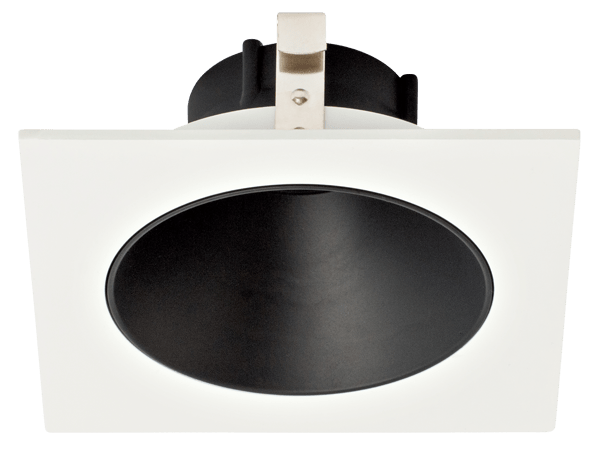 Elco Pex 4 Square Deep Reflector Trim for Koto System - White, ELK4122W - Sonic Electric