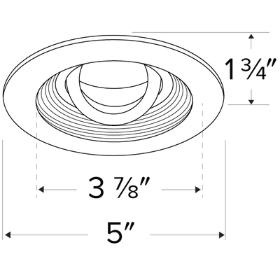 Elco Unique 4 Round Baffle for Koto Module - Sonic Electric