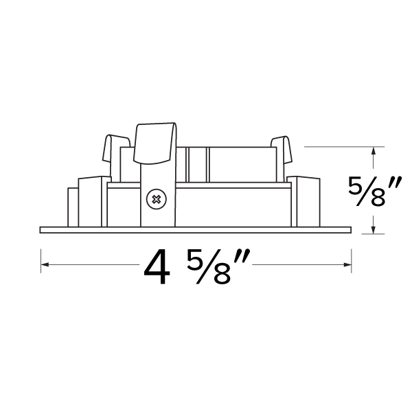 Elco Unique™ 4″ Square Reflector for Koto Module - Sonic Electric