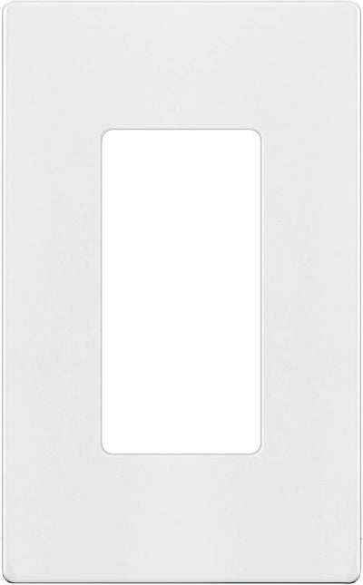Enerlites 1-Gang Screwless Decorator Wall Plate Safety Cover - SI8831-W - Sonic Electric