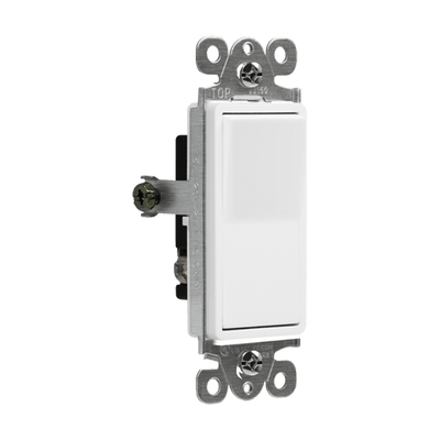 Enerlites 15 Amp 3-Way Decora Paddle Rocker Light Switch - 93150-W - Sonic Electric