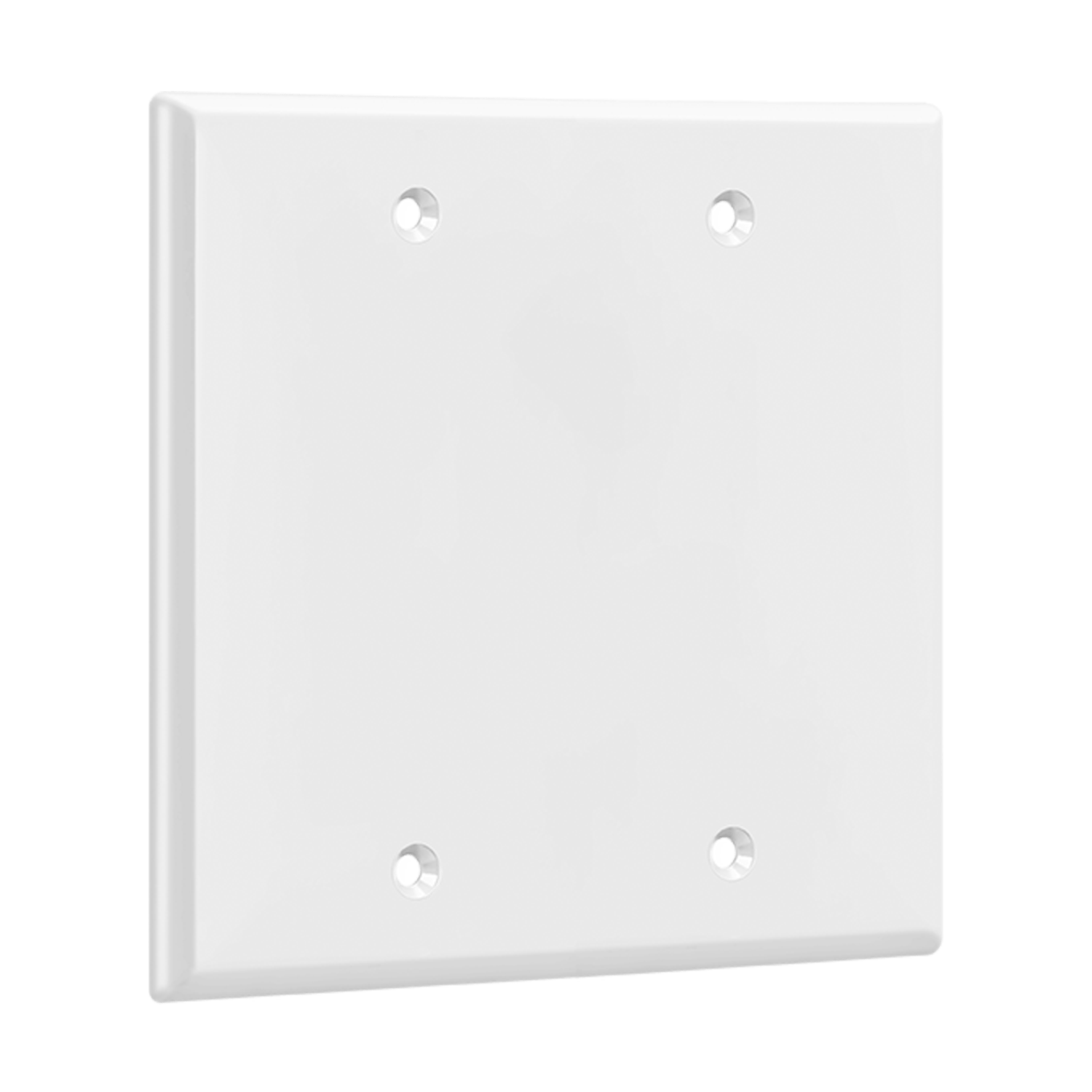 Enerlites Blank Cover Two-Gang Wall Plate - Sonic Electric