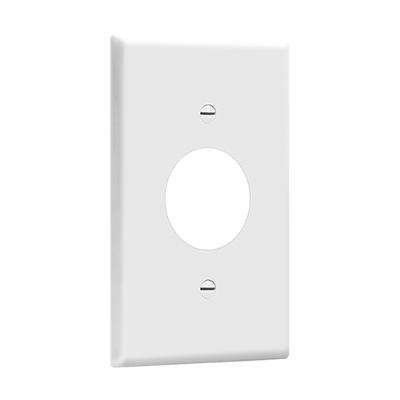 Enerlites Single Receptacle One-Gang Wall Plate - Sonic Electric