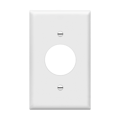Enerlites Single Receptacle One-Gang Wall Plate - Sonic Electric