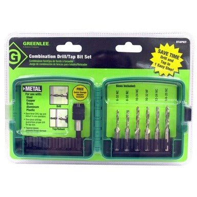 Greenlee 6-32 to 1/4-20 6-Piece Drill Tap Set - Sonic Electric