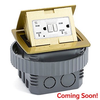 Kitchen Counter Pop Up Power Outlet Assembly With 20A (TR) Self-Testing GFI Receptacle - Sonic Electric