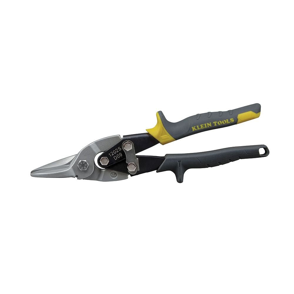 Klein 1202S Aviation Snips with Wire Cutter, Straight - Sonic Electric
