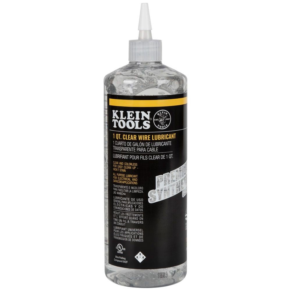 Klein 50128 Premium Synthetic Clear Lubricant 1-Quart - Sonic Electric