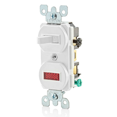 Leviton 5226-W Switch/Pilot Light Combo - Sonic Electric