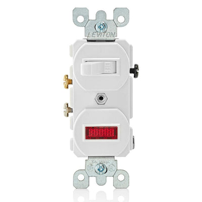 Leviton 5226-W Switch/Pilot Light Combo - Sonic Electric